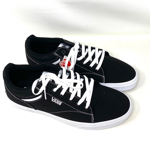 💖MEGA SALE💖VANS Seldan Canvas Black Casual  Women’s   Low Top VN0A4TZE187 - Picture 2 of 10